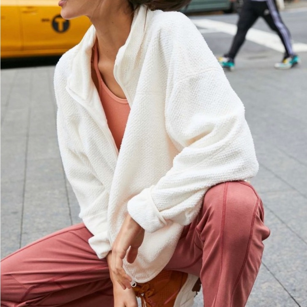 FREE PEOPLE MOVEMENT ziggy up fleece jacket zip up